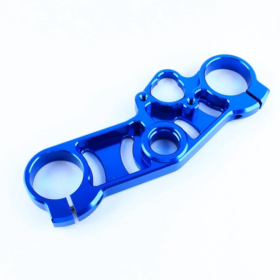

For Suzuki GSXR600/750 06-09 GSXR1000 07-08 Front Upper Triple Tree Top Clamp With Blue Motrocycle Part
