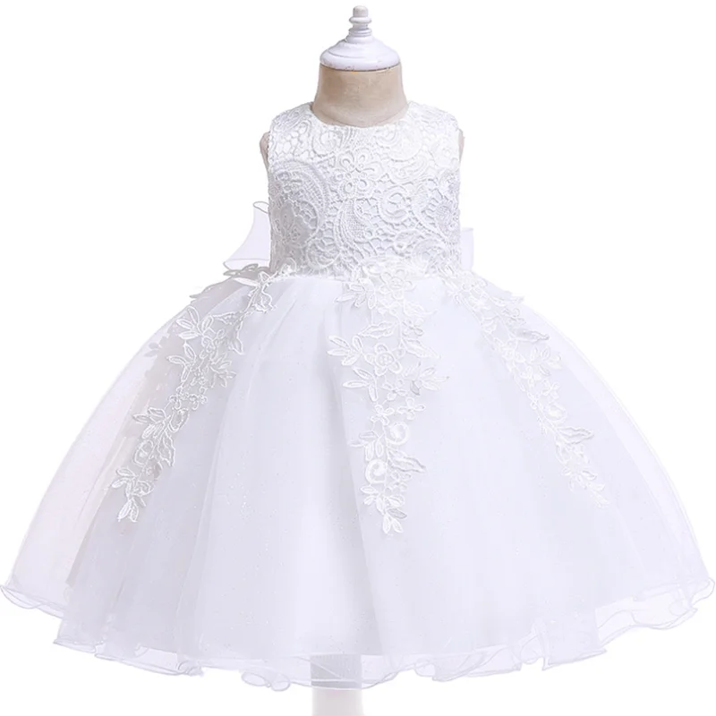 

2019 Kids Dress Girls Princess Dress Bud Silk Gauze Fluffy Dress Holiday Dress European and American Flower Children's Clothing