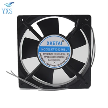 

KT12025HSL AC 220V-240V 0.1A 50/60HZ 2 Wires 12025 12cm 120*120*25mm Cabinet Cooling Fan