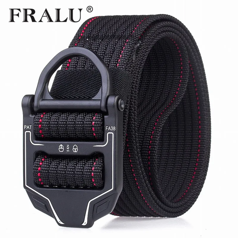 

FRALU 2019 New hot men's tactical belt military nylon belt men's outdoor multi-functional training belt high quality men belts