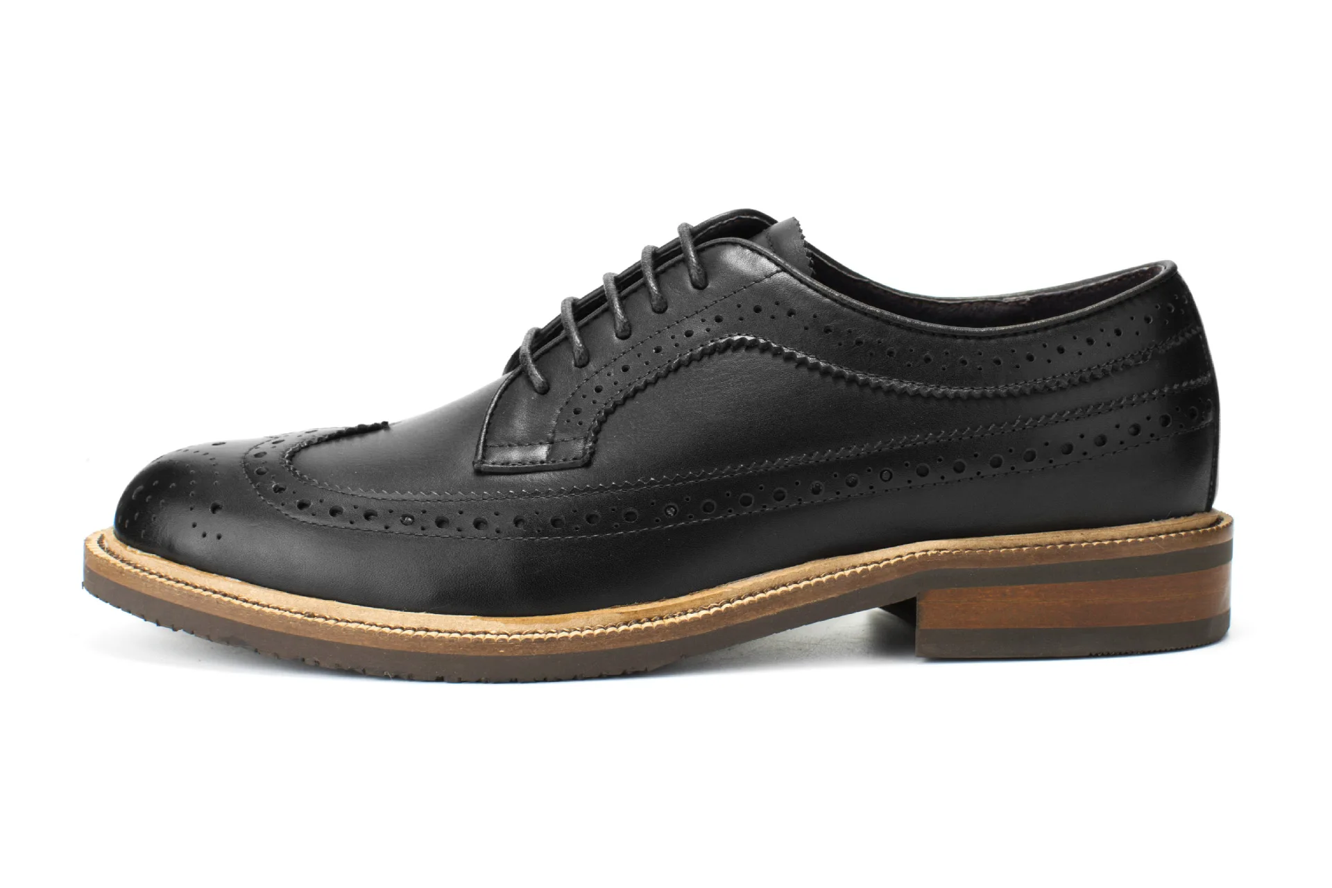 QYFCIOUFU/ г., винтажная Мужская обувь с перфорацией типа «броги», туфли-оксфорды из натуральной коровьей кожи, на шнуровке, формальные высококачественные модные мужские модельные туфли