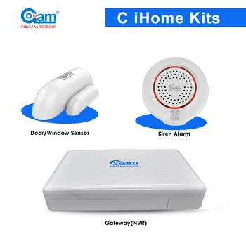 

NEO Coolcam C iHome Kits Wireless Alarm System Support Phone APP Control For Home Security