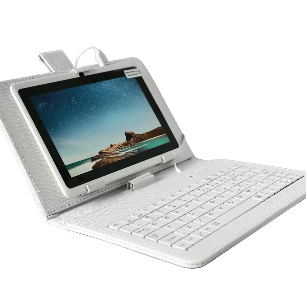 Низкая цена! Yuntab 7 дюймов Tablet Q88, Android Tablet PC, планшет Allwinner A33, 4 ядра Tablet 1,5 ГГц двойной Камера Wi-Fi внешний 3G