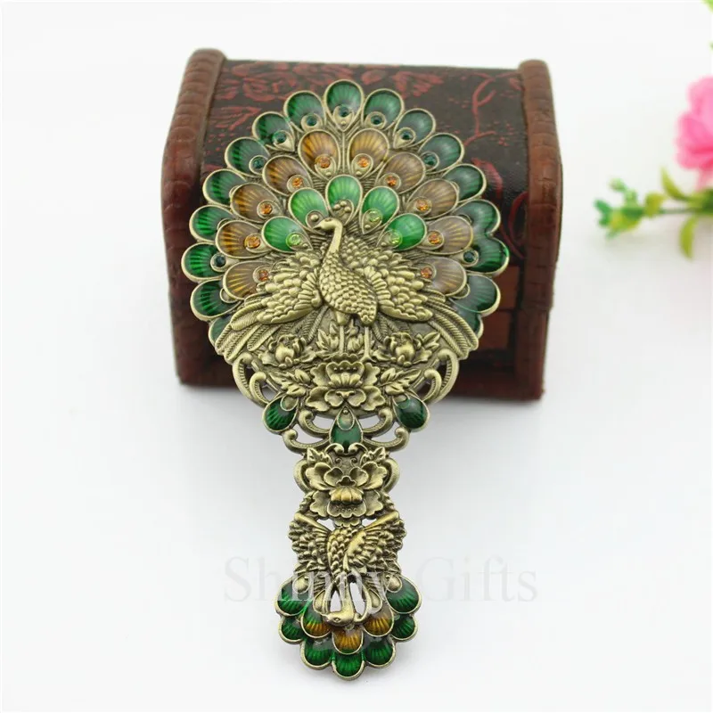 Peacock mirror with hand (6)