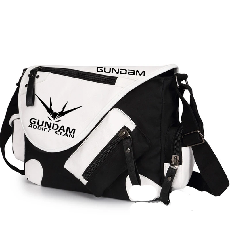 

High Quality GUNDAM Unisex Messenger Bag School Student Bookbag Crossbody Bags Travel Satchel
