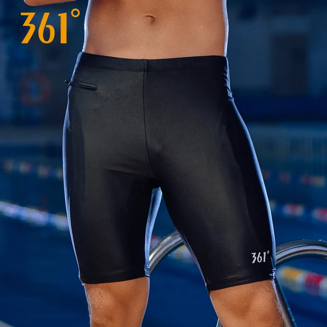 361 Mens High Quality Athletics Swim Trunks Sports Beachwear Quick Dry Pool Swimming Shorts Elastic Tight Board Shorts Plus Size SLY194070-1