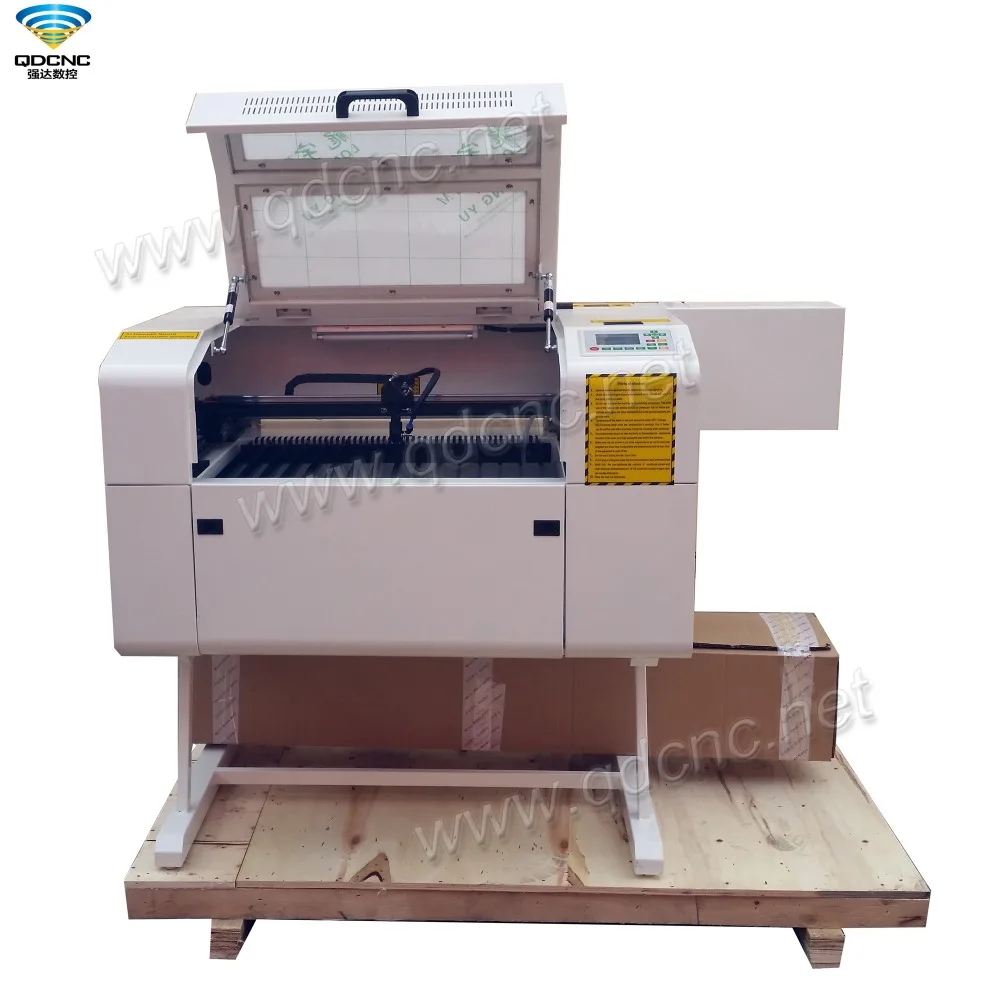 popular co2 laser engraver cutter with offline controller/smart desktop acrylic honey comb worktable QD-4030 | Инструменты