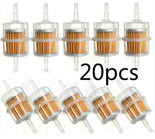 Filtro de Combustível em Linha de Grande Parte do Carro Takpart Gasolina Universal Fit 6mm 8mm Tubos 20 x
