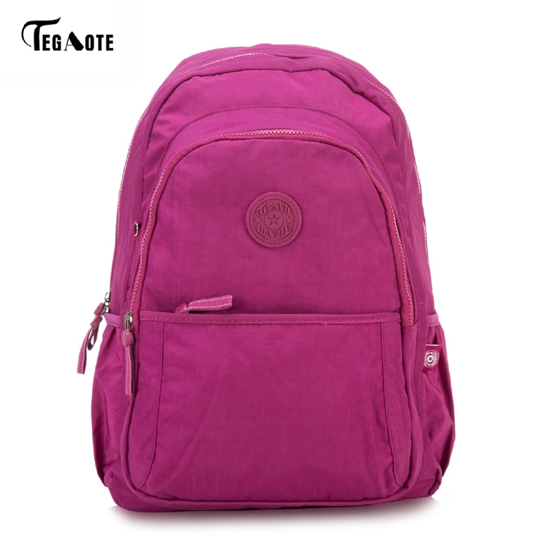 Рюкзак TEGAOTE Женский вместительный школьный нейлоновый для подростков|school bags for