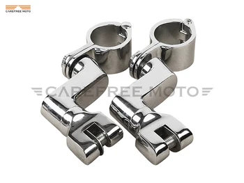 

30mm Aluminum Motorcycle Front Foot Rest Pegs Mount Kit Moto Adjustable FootPegs Footrest support case for Harley Yamaha Honda