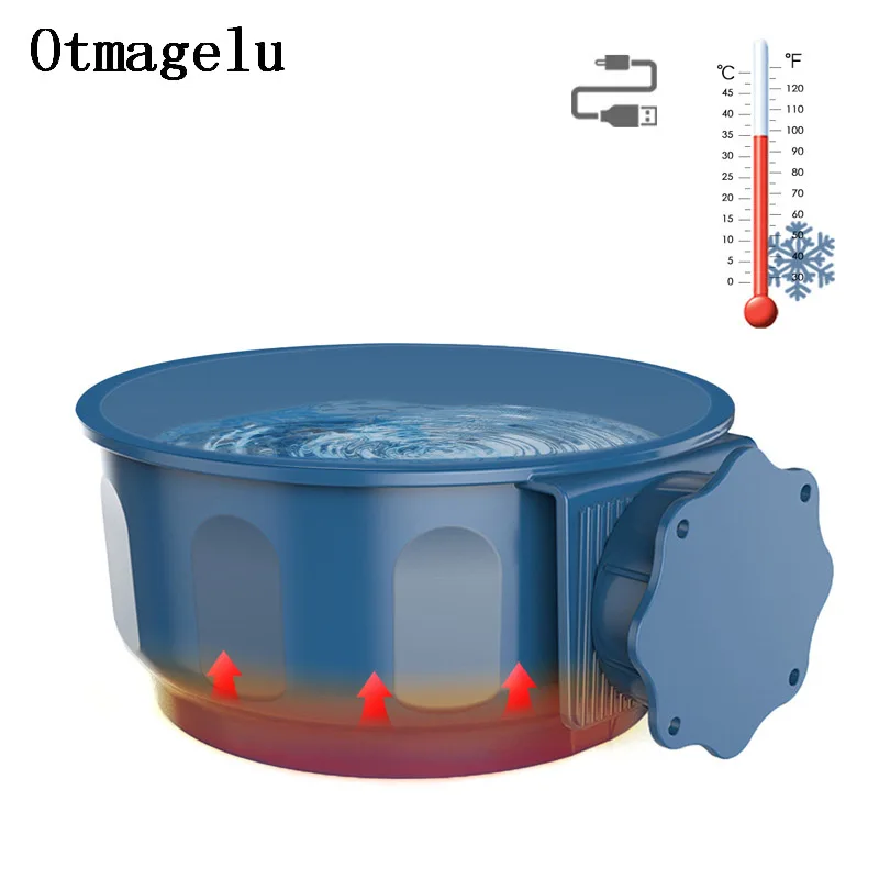 Winter Heating Suspended Pet Feeder Crate Bowl For Puppies Pet Dog Cat Bowls Food Water Insulation Bowl Food Container For Cage6