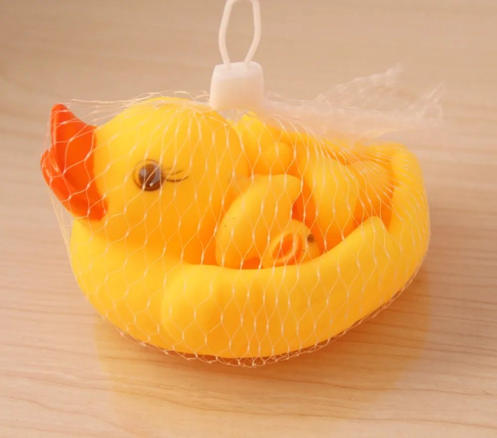 4pcs Swimming Pool Accessories Bath Toys Kids Water Toys For Children Rubber Duck Toys For Boys Girls Rubber Duck juguetes YP06 30 YP06 (3)