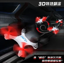 Livraison gratuite 2.4 G 4CH télécommande Quadcopter Mini RC hélicoptère avec la lumière et incassable UFO