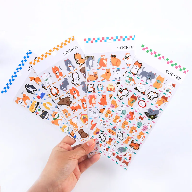 1 шт. Kawaii shaba inu наклейки с героями мультфильмов декоративные DIY планировщик