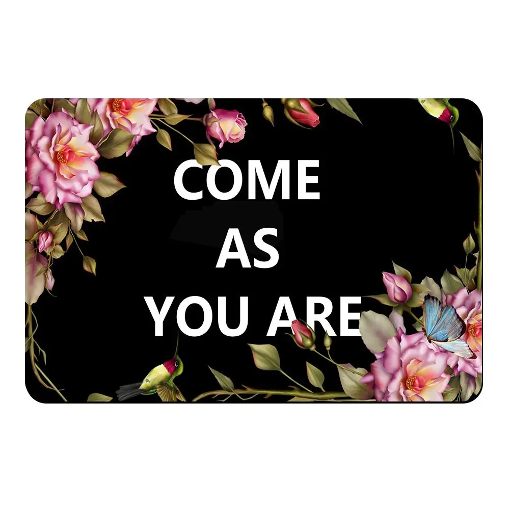 Come As You Are Text Design Doormat Entrance Mat Floor Mat Rug Indoor