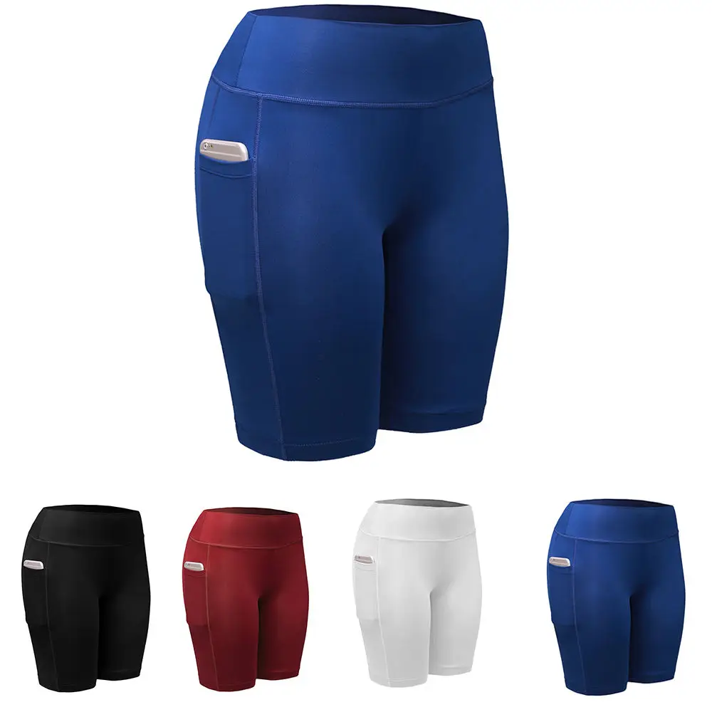 NEW Women Sports Yoga Running Gym Stretch Compression Base Layer Shorts