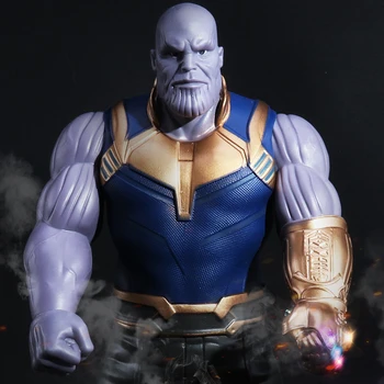 

33cm Thanos Infinity Gauntlet Avengers Infinity War Superhero PVC Action Figures Toy Iron Man Anime Avengers Thanos Movable Doll