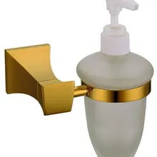 Антикварный Ti- PVD золото отделка ванная аксессуары мыло дозаторы