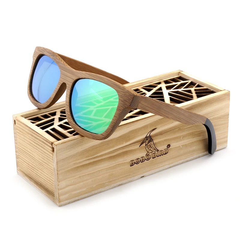 BG007 bamboo sunglasses for men and women polarized sun glasses eyewear (23)