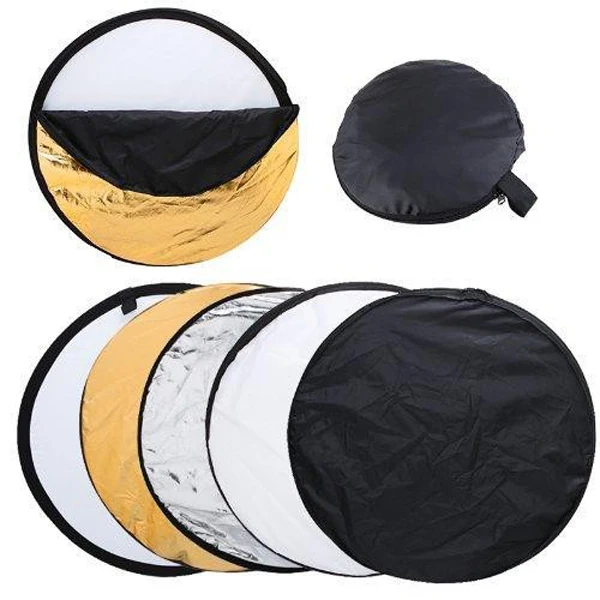 

80cm 32" 5 in 1 Portable Studio Photography Lighting Light Mulit Collapsible disc Reflector