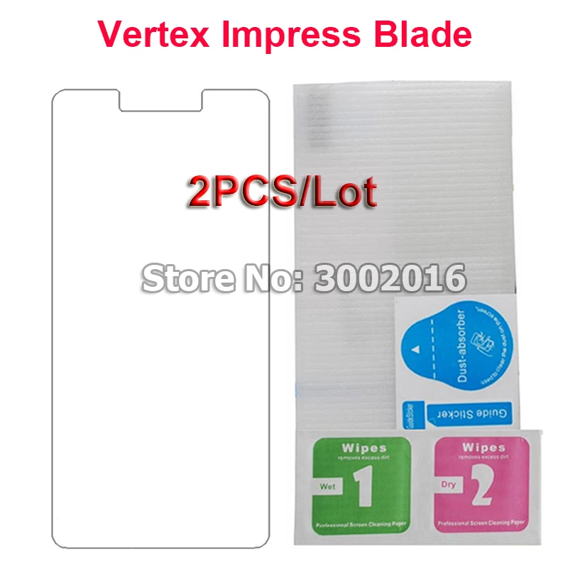 

2PCS for Vertex Impress Blade Screen Protector 9H Explosion proof Smartphone Case Film for Vertex Impress Blade Tempered Glass