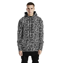 Black Hoodie 2015 Autumn New Fear Of God Casual Plain Side Zipper Loose Swag Hoodies Men Pullover Sweatshirt