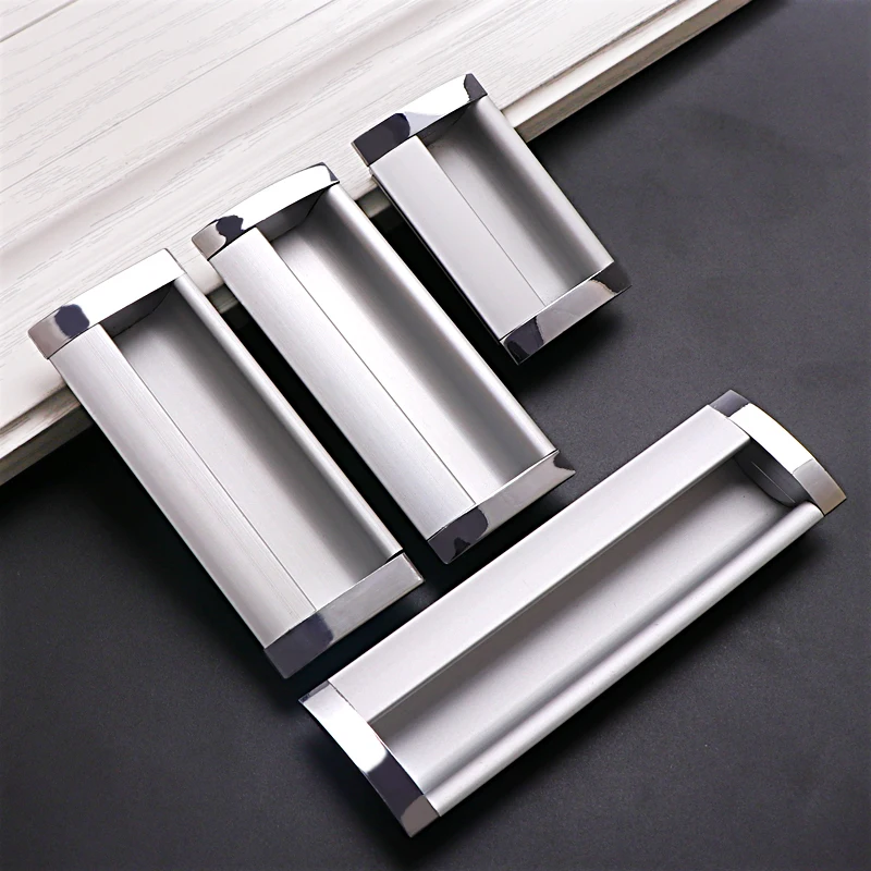 Aluminum Alloy Hidden Door Handles Recessed Handles ...