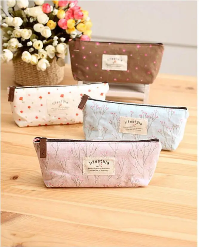

Pencil Purse Beautician Vanity Necessaire Trip Beauty Women Travel Toiletry Kit Make Up Makeup Case Cosmetic Bag Organizer Pouch