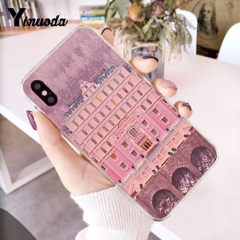 Yinuoda Wes Grand Budapest отель мягкий чехол для телефона из ТПУ чехол для iPhone 8 7 6 6S Plus 5 5S SE XR X XS MAX 10 чехол