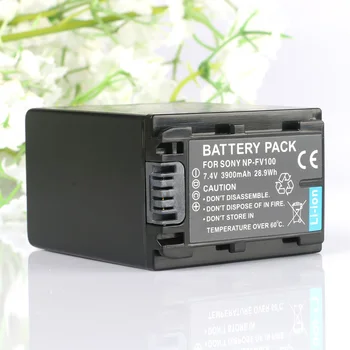 

LANFULANG NP-FV100 rechargeable batteries NP FV100 Camera Battery for Sony DCR-PJ5 DCR-SR20 DCR-SR21 DCR-SR58 HDR-XR550