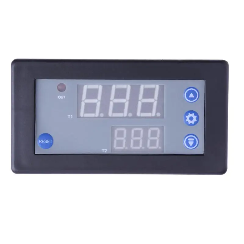12V 10A 1500W Timing Delay Relay Module Cycle 0-999h Timer Mini Digital LED Dual Display Timer 12v timing delay timer relay module digital led dual display cycle 0 999 hours for cycle intermittent timing mayitr