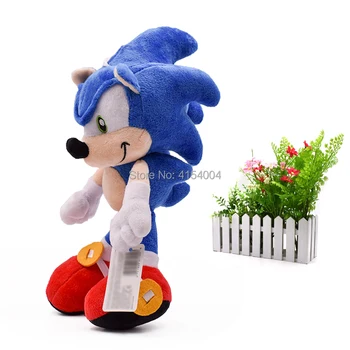

10 pcs/lot Sonic Soft Doll Blue Sonic Cartoon Animal Stuffed Peluche Plush Toys Figure Dolls Christmas Gift For Children 30 cm