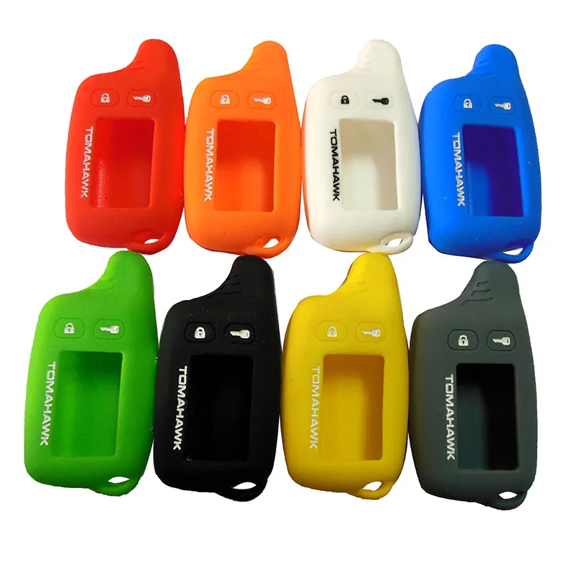 

Russian version TW9010 Silicone case for Tomahawk TW9010 TW9020 TW9030 lcd remote controller auto alarm