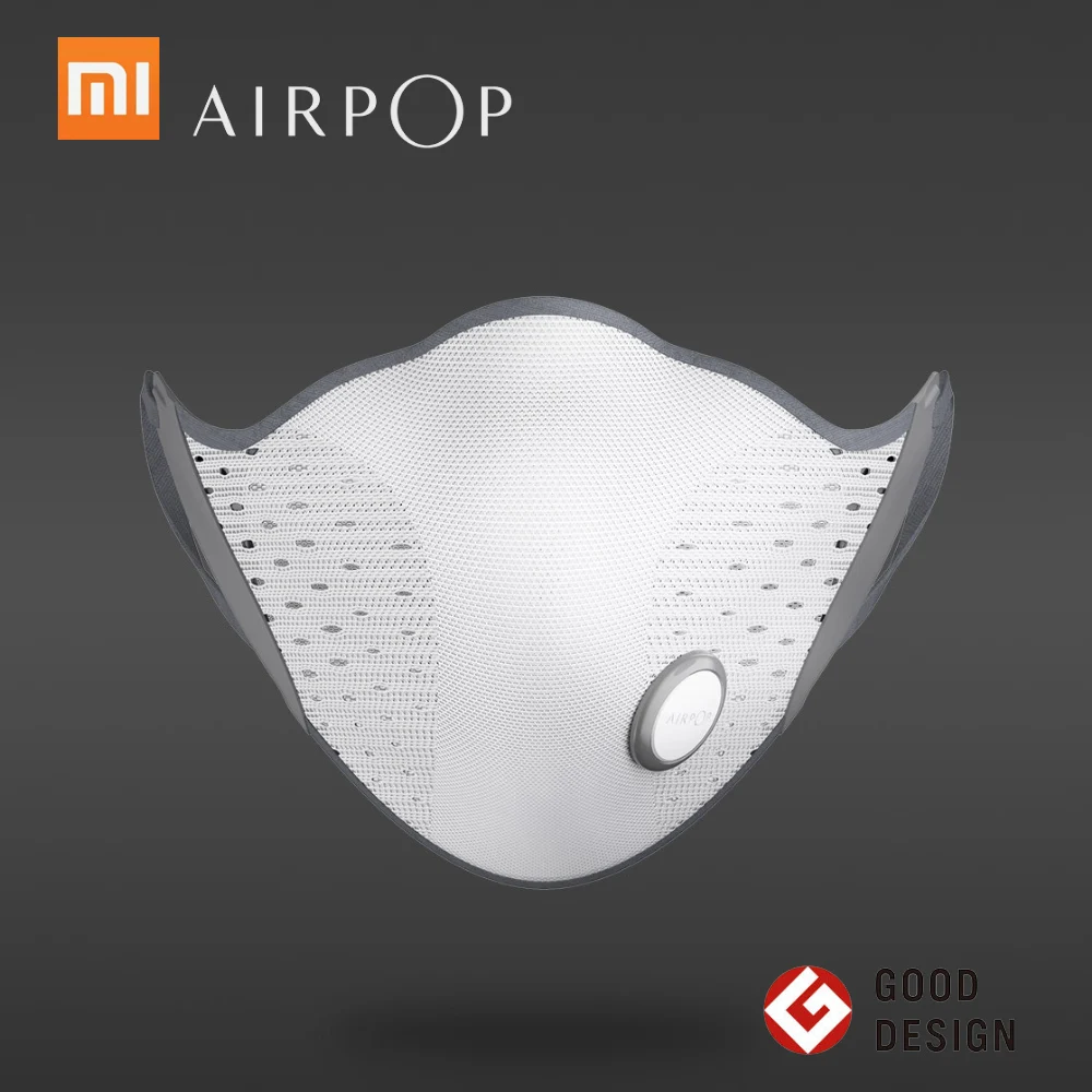 Xiaomi AirPOP активная маска для рта и лица анти-туман PM2.5 маска для велоспорта из дышащего материала с Сменный фильтр для лица Защитная Крышка маска