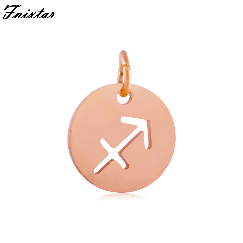 Buy Fnixtar Zodiac Signs Accessories Gold Color Metal