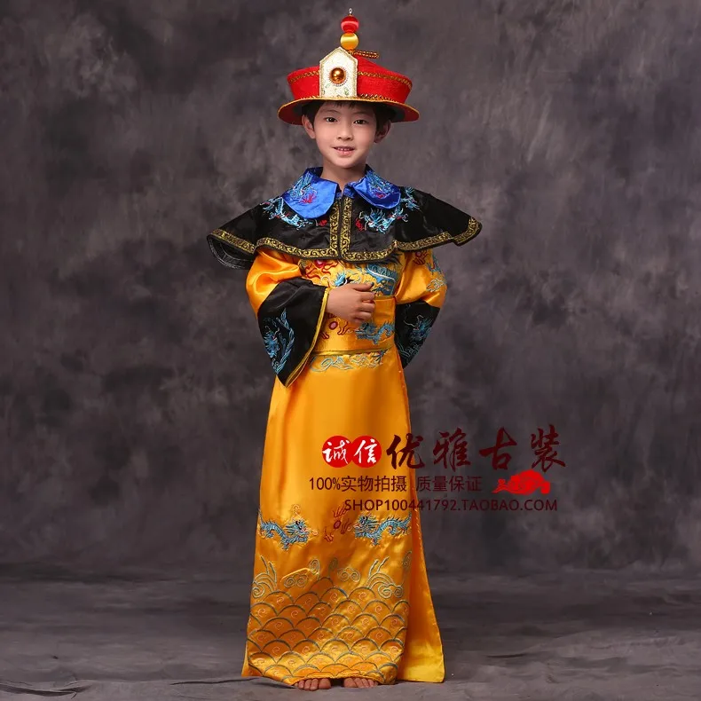 Chine Adulte garçons chinois empereur costume costumes anciens chinois empereur vêtements prince robe vêtements tang dynastie