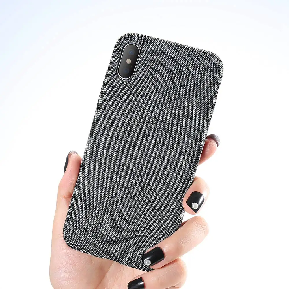 KISSCASE Pure Lightweight Case For iPhone XS Max Cover Ultra Thin Soft Cloth Shell For iPhone 6S 6 7 8 Plus X XR 11 Pro Max Case - Цвет: Gray