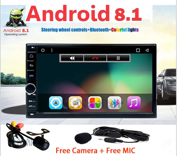Sale Universal 2 din GPS Car DVD Player Radio Android 8.1 Wifi Bluetooth GPS Navigation double din car multimedia 0 Sale Universal 2 din GPS Car DVD Player Radio Android 8.1 Wifi Bluetooth GPS Navigation double din car multimedia 0