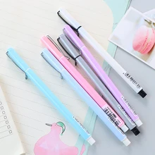 Корейская креативная простая Кепка Классический гель ручка 0,5 мм Студенческая канцелярская деловая ручка для офиса