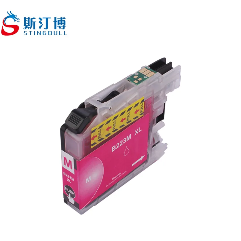 5 шт. совместимые с LC223 цветные чернильные картриджи для Brother DCP J4120DW J4620DW J4625DW J5320DW