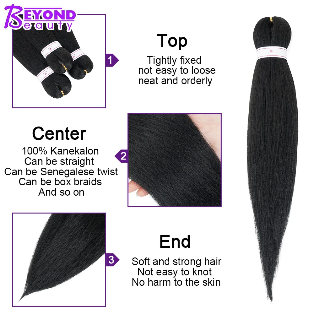 Professional Pre Stretched Synthetic Ez Braid Beyond Beauty Perm