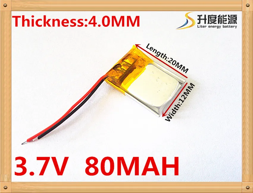 

3.7V lithium polymer battery 041220 401220 041120 MP3 MP4 MP5 Bluetooth headset