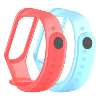 

1 Pcs Smart Translucent Wristband for Xiaomi Mi Band 4 Fitness Bracelet for MiBand Band 4 Strap Accessories for Millet 4 Strap
