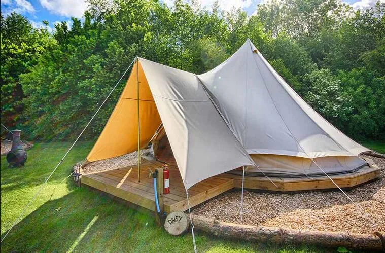 3 м/4 м/5 м/6 м Glamping bell палатка хлопок холст Роскошная семейная палатка с брезентом