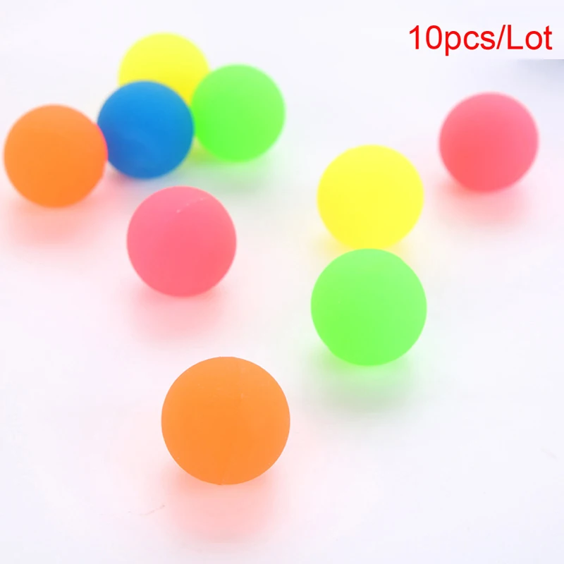 

10Pcs 25mm Luminous bouncy ball Luminous Moonlight High Bounce Toy Balls Glow in the Dark Bouncing Ball for Children Kids Gift