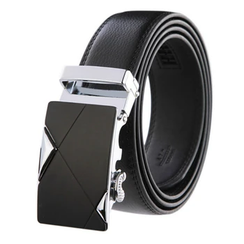 

Men Belt Automatic Genuine Leather Bown Belt Men's Belts Automatic Buckle High Quality Business Male Men's Belts Cinto Masculino