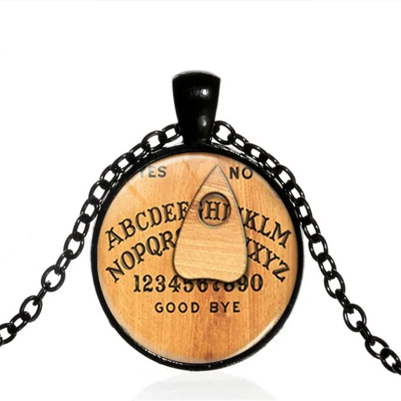 

ZUWEI WU 2019 new classic Ouija Board Psychic Glass pendant necklace wholesale fashion jewelry men and women gifts