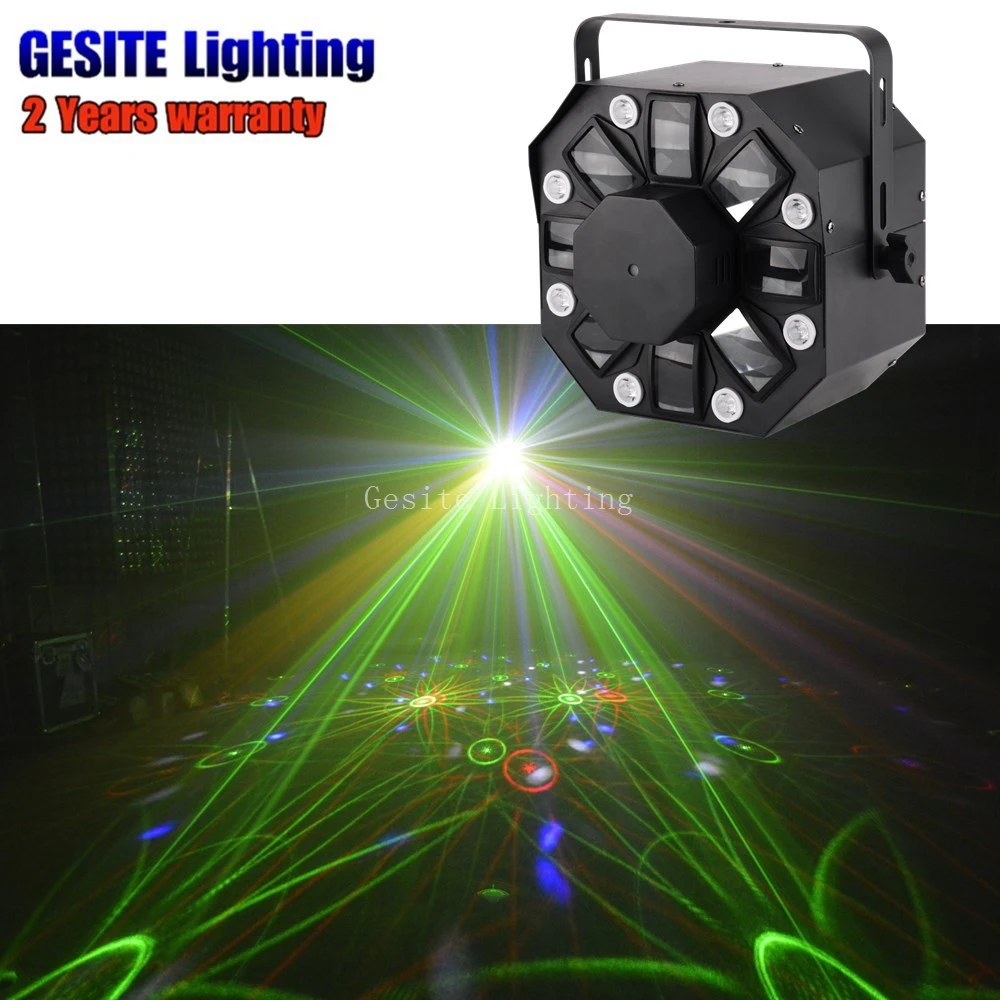 Laser strobe LED flower 3in1 disco laser star strobe stage lightin Stage Lighting Effect from