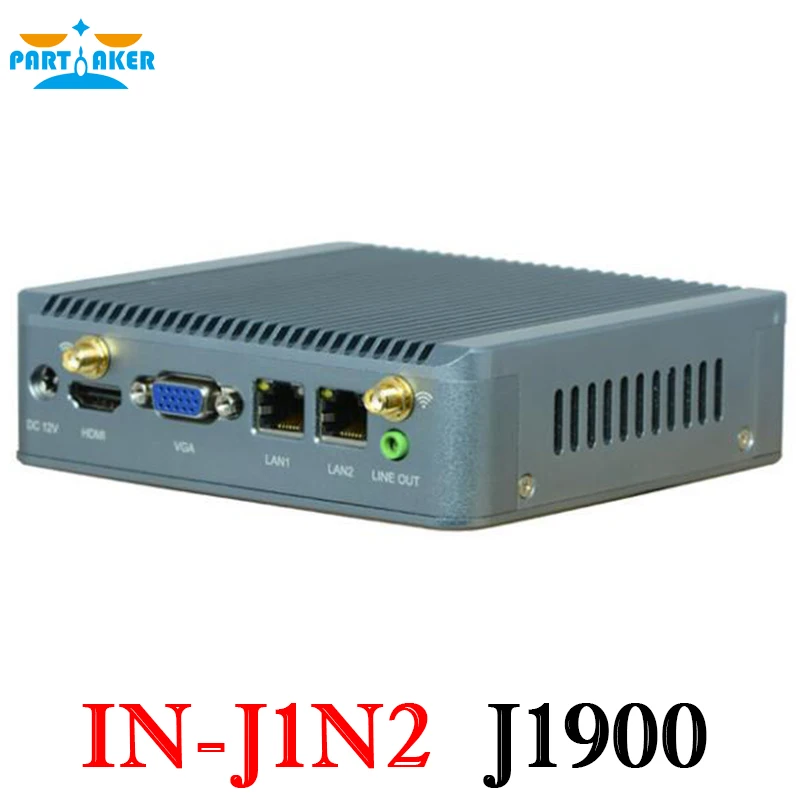 Причастник Мини Nano PC Intel четырехъядерный J1900 с поддержкой Wake on LAN PXE Watchdog 3G GPIO|quad core