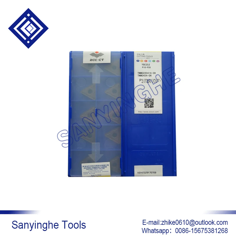 

10pcs/lots YBC252 TNMG220416-DR cnc carbide turning inserts
